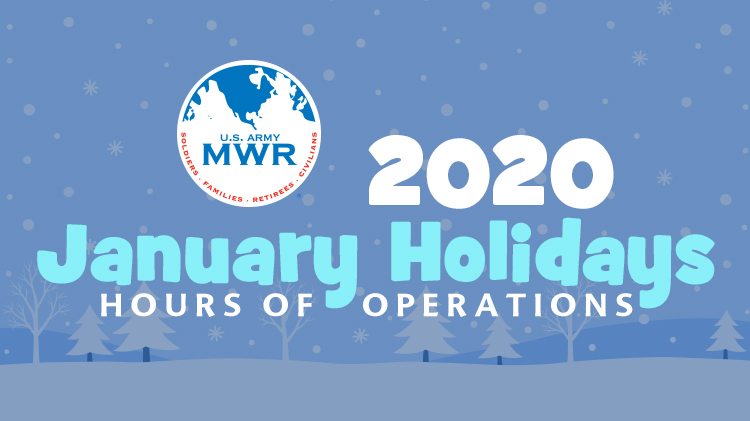 January Holiday Hours January Holiday Hours