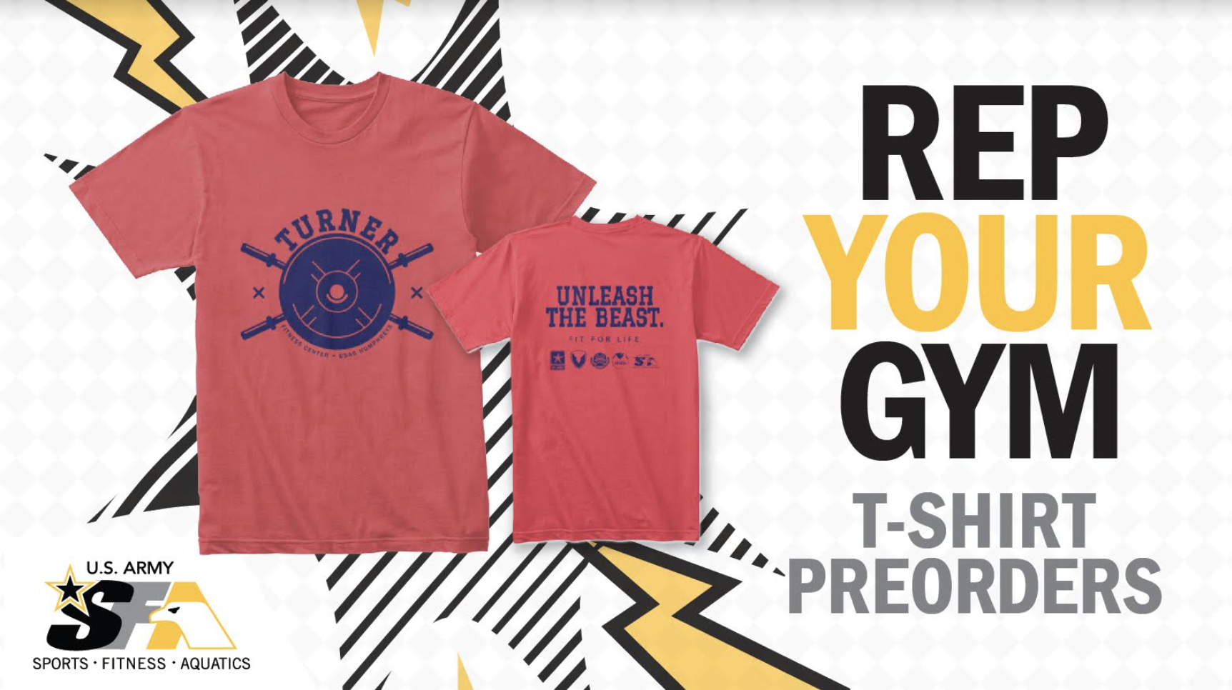 Rep Your Gym Preorders Humphreys US Army MWR