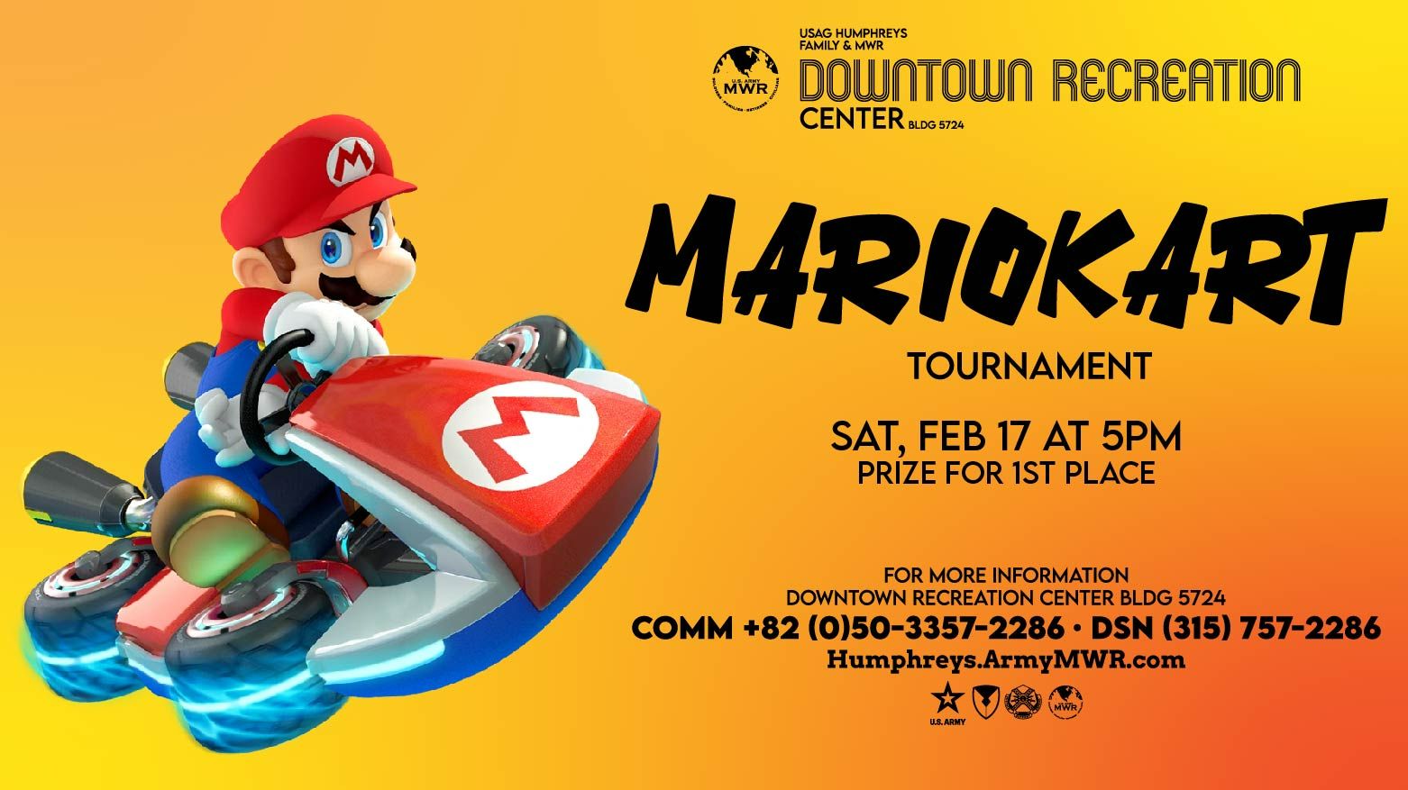 Mario Kart Tournament Flyer by chammy3760 on DeviantArt