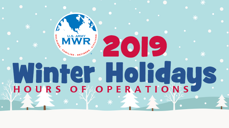 2019 Holiday Hours 2019 Holiday Hours