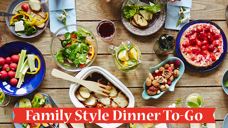 River Bend Pub's Family Style Dinner To-Go River Bend Pub's Family Style Dinner To-Go